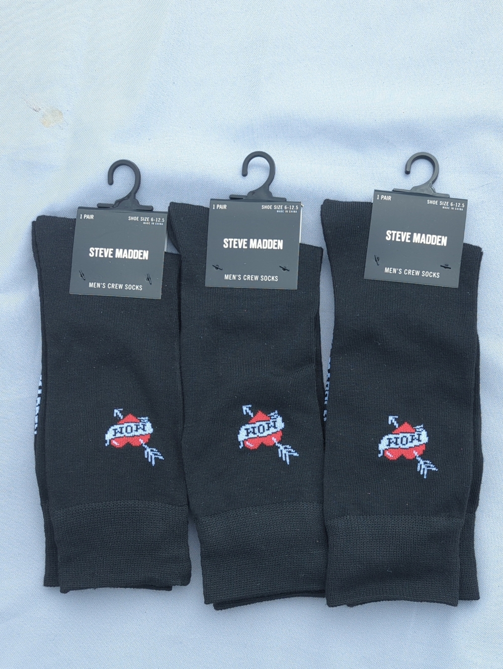 3PAIR BUNDLE + STEVE MADDEN CREW SOCKS